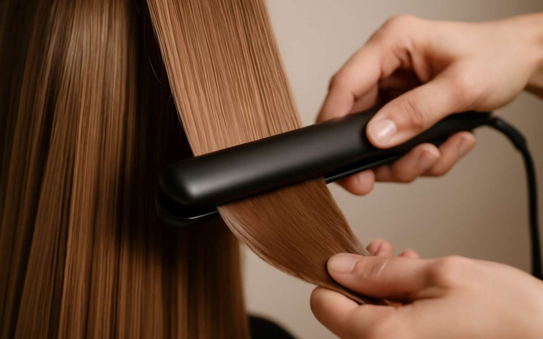 can straighten hair extensions