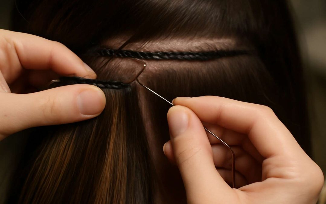 hair extensions sew in