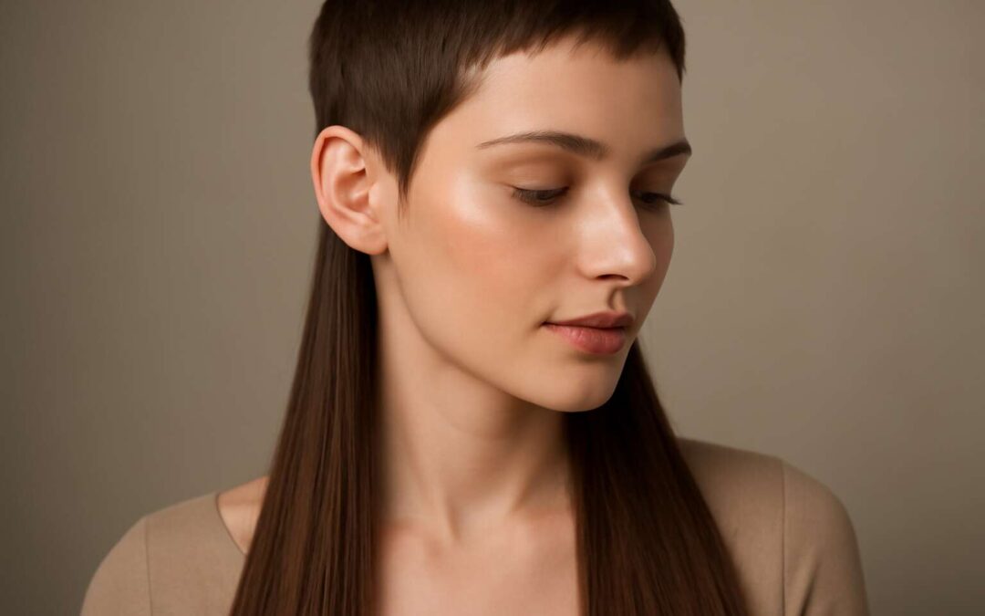 How to rock hair extensions on very short hair for quick, natural-looking volume.