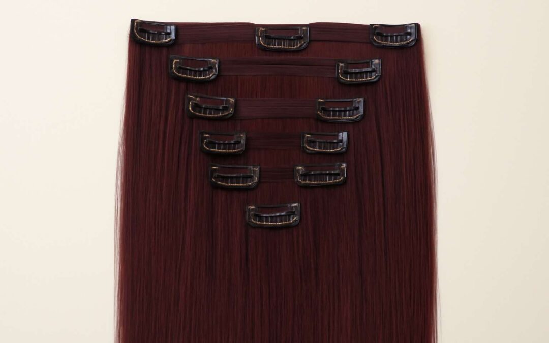 Glam Up in Minutes with clip in hair extensions 99j