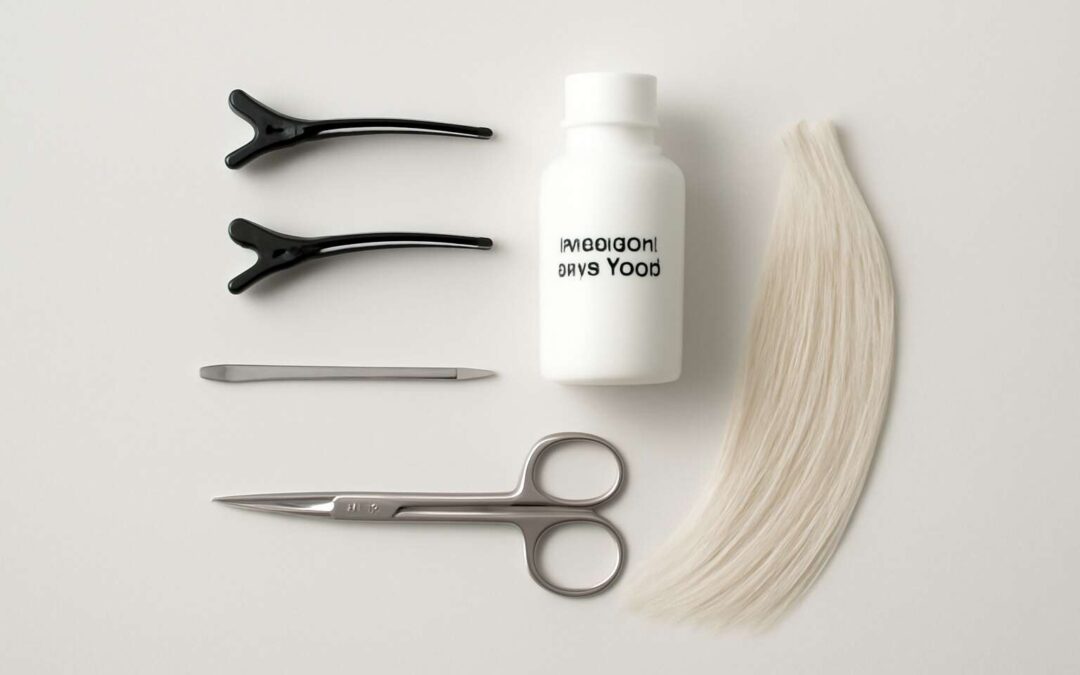 Effortless maintenance starts with the platinum hair extensions removal kit.
